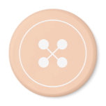 Cute as a Button Baby Shower Magnet Favour