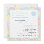 Cute as a Button Boy Baby Shower Invitation