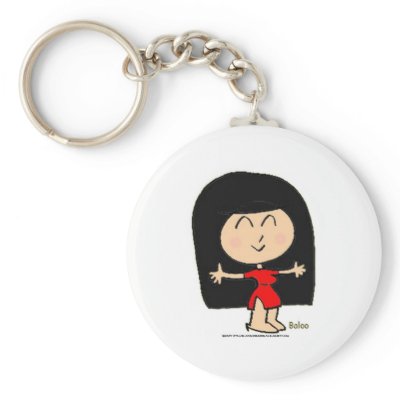 CUTE ASIAN GIRL KEY CHAINS by rexfmay