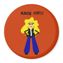 Cute Attitude Magnet