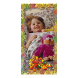 Cute autumn photo frame with leafs - Photo Card photo cards