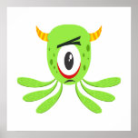 Cute Baby Alien Print