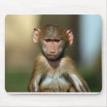 Cute Baby Baboon Mousemat / Mousepad