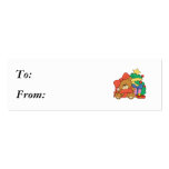 Cute Baby Bear and Christmas Tree business cards
