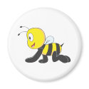 Cute Baby Bee Crawl on Floor Shirt magnets