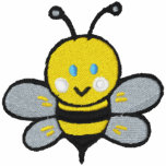 cute baby bee embroidered shirts