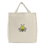 cute baby bee tote embroidered bags