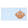Cute Baby Boy. Blue Check Background. Photo Cards