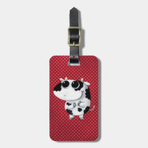 Cute Baby Cow luggage tags