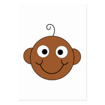 Cute Baby. Custom Text. Business Card Template