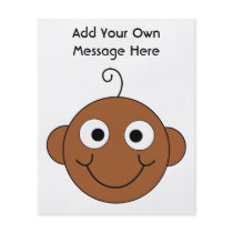 Cute Baby. Custom Text. Flyer Design