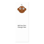 Cute Baby. Dark Skin. Custom Text. Vector on White business cards