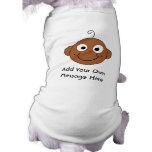 Cute Baby. Dark Skin. Custom Text. Vector on White pet clothing