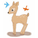 Cute Baby Deer t-shirts
