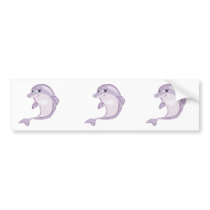 cute baby dolphin bumper stickers