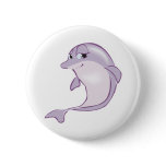 cute baby dolphin buttons