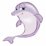 cute baby dolphin photo sculptures
