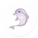 cute baby dolphin stickers