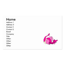 Cute Baby Dragon in Diaper Business Card Templates
