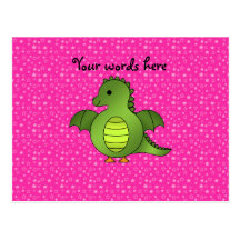 Cute baby dragon postcard