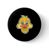 cute baby duck face pins