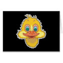 cute baby duck face cards