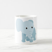 Cute Baby Elephant Mugs