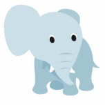 Cute Baby Elephant photo sculptures