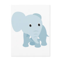 Cute Baby Elephant Postcards