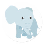 Cute Baby Elephant stickers