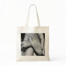 Cute Baby Feet Canvas Bags