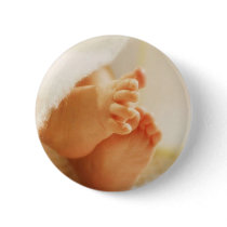 Cute Baby Feet Little Baby Feet Wrapped Blanket Pin