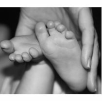 Cute Baby Feet Photo Cut Outs