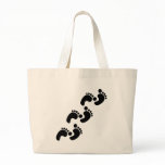 cute baby footprints canvas bag