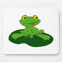 cute baby frog mouse mat