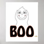 Cute Baby Ghost Boo posters