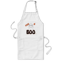Cute Baby Ghost Peek A Boo Aprons