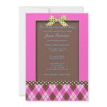 Cute Baby Girl Baby Shower Invitation