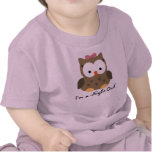 Cute Baby Girl Night Owl T-Shirt
