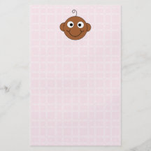 Cute Baby Girl. Pink Check Background. Personalized Flyer