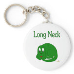 Cute Baby Green Dinosaur Long Neck keychains