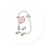 cute baby lamb sticker