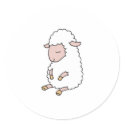 cute baby lamb stickers