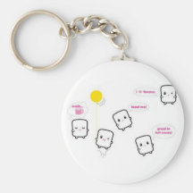cute baby marshmallow key chain