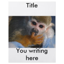 Cute Baby Monkey Custom Flyer