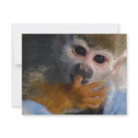 Cute Baby Monkey invitations