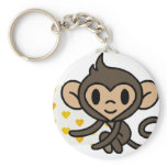 Cute baby monkey! keychains