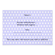 Cute Baby, on lilac polka dot pattern. Personalized Invitations