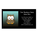 Cute Baby Owl Personalised Business Card Template