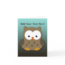 Cute Baby Owl Personalised